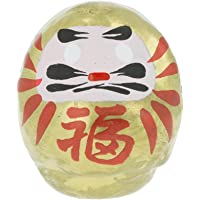 Tierra Zen Daruma- Papel maché- Dorado- 4.5 cm